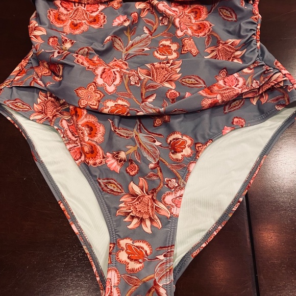 NWT Cupshe Boho Wave One-Piece Swimsuit Sz XL - Picture 7 of 11